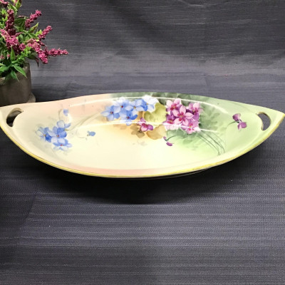 NIPPON Green Floral Celery Dish