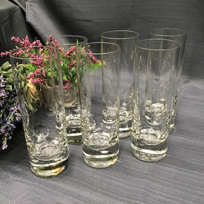 Tall “Thumb Print” Cocktail Glass Set o 6