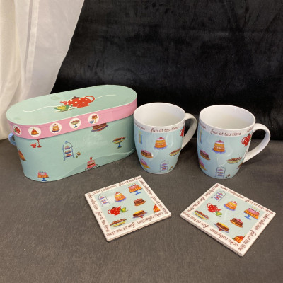 Boxed Set Cups & Coasters