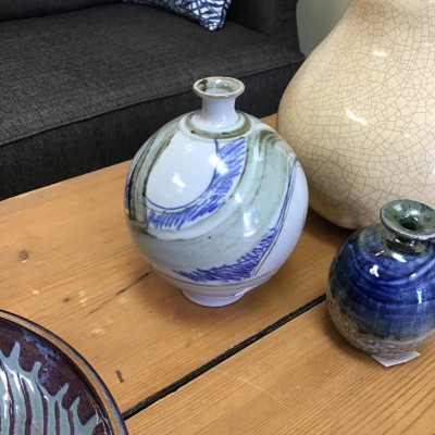 Hand-painted Ball Vase