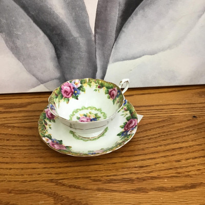 Paragon Tapestry Rose Tea Cup & Saucer