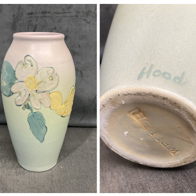 Vintage Signed Weller Pottery Vase
