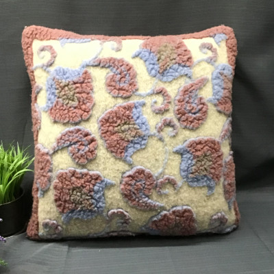 Lavender/ Blue Zippered Cushion