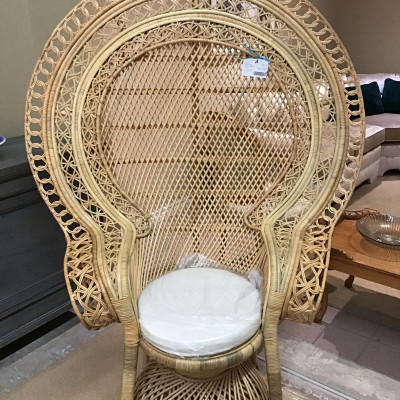 NEW! Lady Peacock Rattan Chair