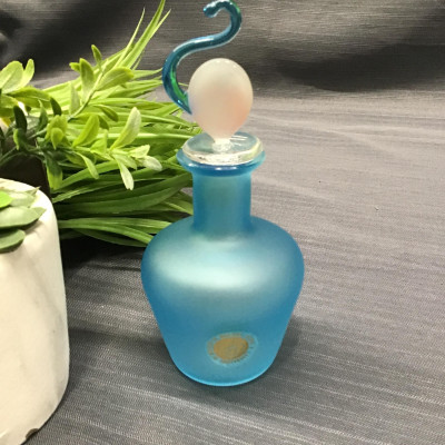Vintage Blue Perfume Bottle
