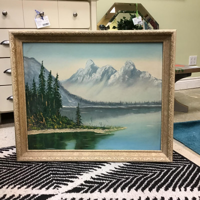 Original Art Evergreens & Mountains