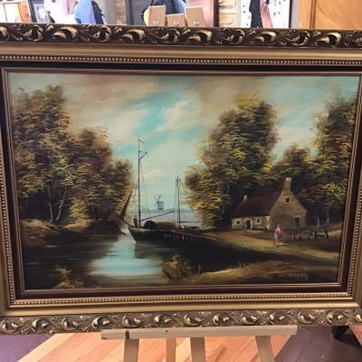 Beautiful Framed Oil Painting