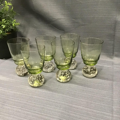 Serax Green Eternal Snow 4-1/2″ Glasses (set 6)