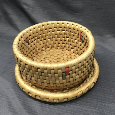 NEW Woven Basket and Tray