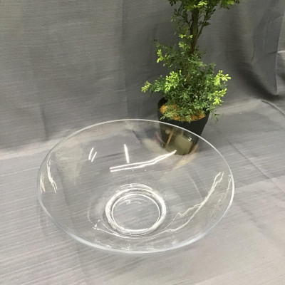 Clear Glass 12-3/4″ Round Bowl