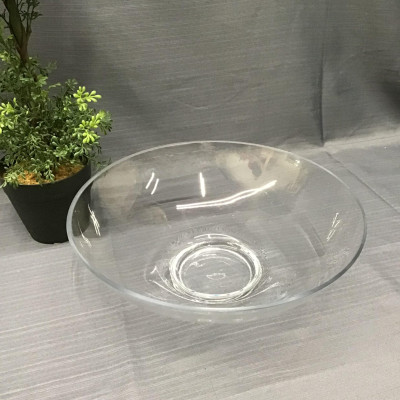 Clear Glass 12-3/4″ Round Bowl