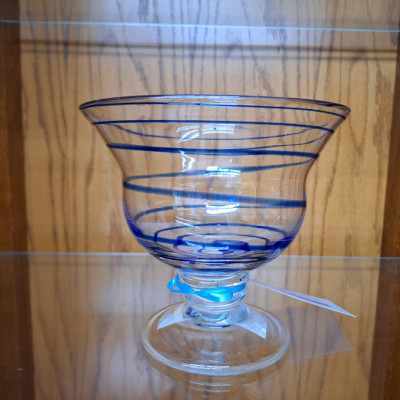 Glass Vase- 6.75″h