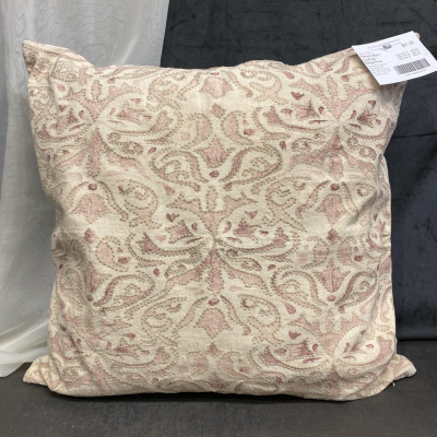 Pottery Barn Cushion – Beige/Pink