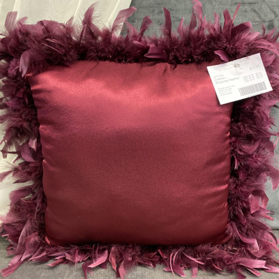 Cushion – Burgundy Feather