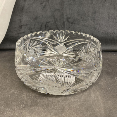 Bohemian Pinwheel Crystal Bowl