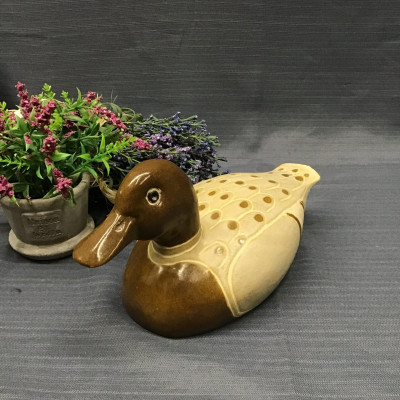Brown/ Beige Porcelain Duck