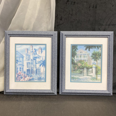 Pair Framed Prints – Stately Homes