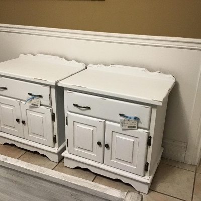 Painted Nightstand/Side Table