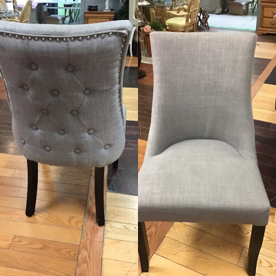 Medium Grey Cloth Chair