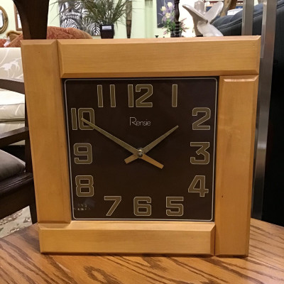 Vintage Rensie Wood Wall Clock
