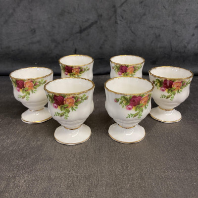 Set of 6 Old Country Roses Egg Cups