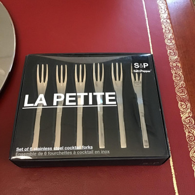 La Petite Stainless Steel Cocktail Forks (set of 6)