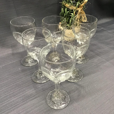 Clear Wine Glasses (set of 6)