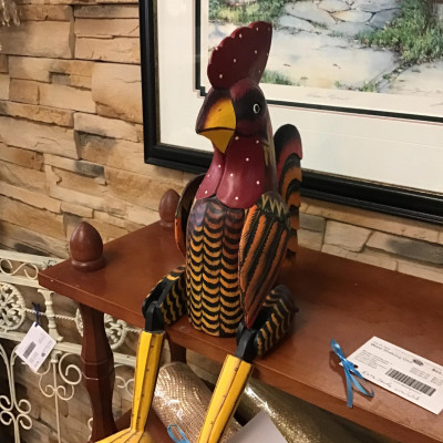 Cute Sitting Rooster