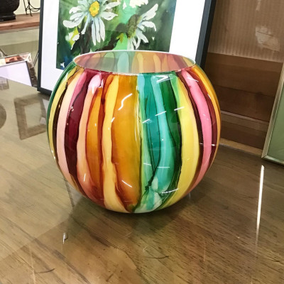 Rainbowl Glass Bowl Vase