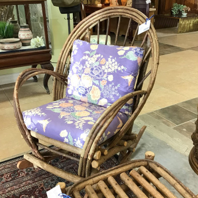 LA LUNE Natural Wood Branch Rocking Chair