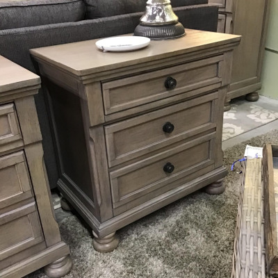 Taupe Night Table