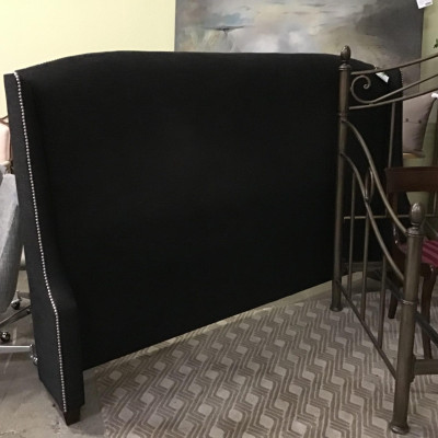 Black Upholstered KING Headboard (only) NEW PRICE!!