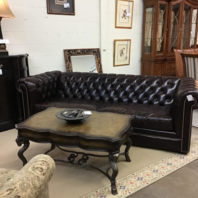 Wimbleton Leather Sofa