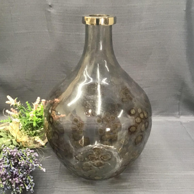 Lg. Brown PATAGONIA Glass Vase #1