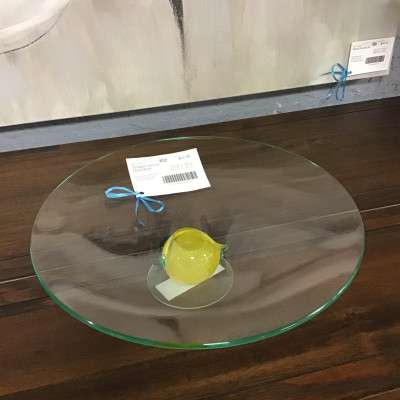 Unique! Lemon Glass Dish