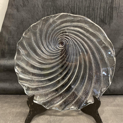 IVV Glass Platter – Swirl