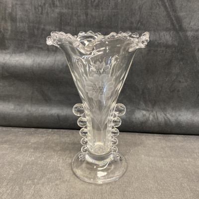 Cornflower Glass Vase