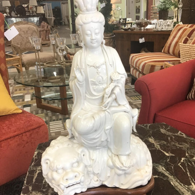 White Porcelain Buddha Statue #1