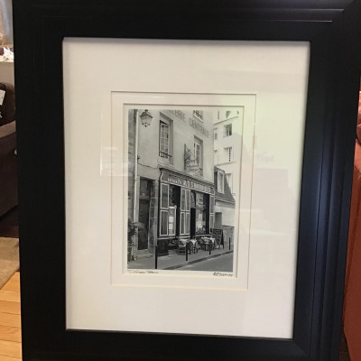 ‘Two Street Tables’ Signed Art
