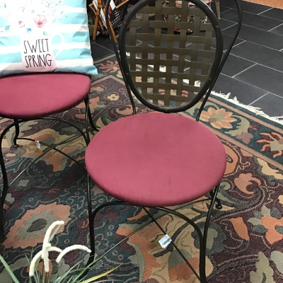 Sturdy! Basket Weave Bistro Chair