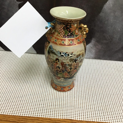 Gryphonware China Vase- 8″h