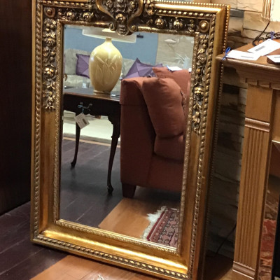 Beautiful Ornate Gold Beveled Mirror