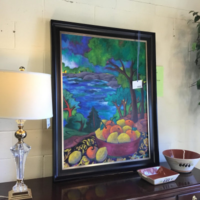 Framed Painting – Fruit Bowl