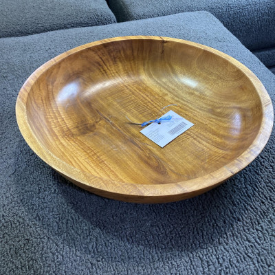 Large Wooden Decor Bowl – condition
