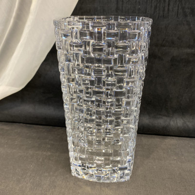 Nachtmann Crystal Vase – Basketweave