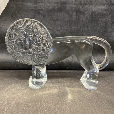 Boda Zoo Glass Figurine – Large Lion