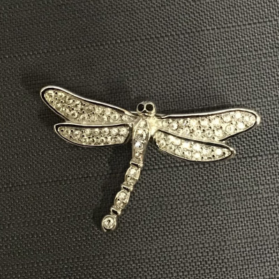 Dragonfly Sparkle Brooch