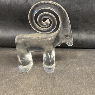 Boda Zoo Glass Figurine – Small Ram