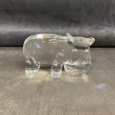 Boda Zoo Glass Figurine – Hippo