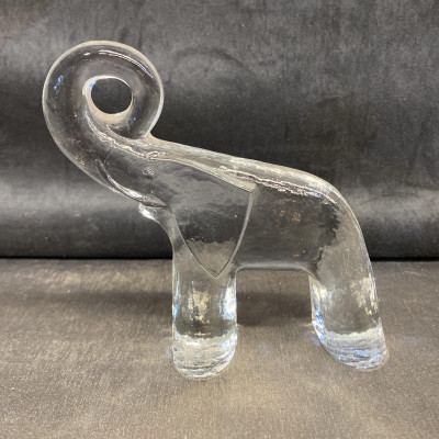 Boda Zoo Glass Figurine – Elephant